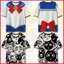 GC1 Thủy Thủ Mặt Trăng Cosplay Áo Thun Nữ Tay Ngắn Anime Áo Rời Thời Trang Áo Sơ Mi Plus Kích Thước GC1