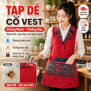 🔥Chống nước chống dầu tạp dề hai lớp cổ vest | Tạp dề nhà bếp chống nước chống bẩn | Bộ tạp dề đa năng phù hợp mọi mùa
