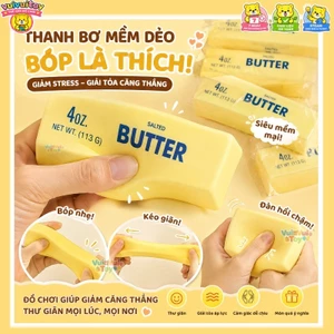 Butter squishy– Đồ chơi bóp xả stress hình bơ