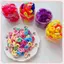 JRP 100 Chiếc Màu Lưới Sóng Co Giãn Tóc Bé Gái Scrunchie Dây Cao Su Dễ Thương Trẻ Em Phụ Kiện Tóc JRP