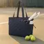 Jfory Thiết Bị Tennis Carrier Nylon Thoáng Khí Túi Bảo Quản Lớn Cho Vợt Và Pickleball Phụ Kiện