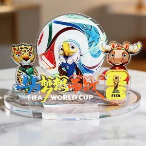 2026 Meijiamo World Cup Chất liệu chủ đề bóng đá Linh vật Văn hóa Quà tặng sáng tạo Lưu niệm Trang trí ngoại vi Đồ trang trí