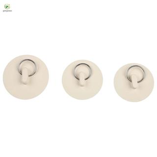 [FUXIN]Durable Rubber Drain Stopper 3 Piece Set Suitable for Bathroom and Kitchen Sinks