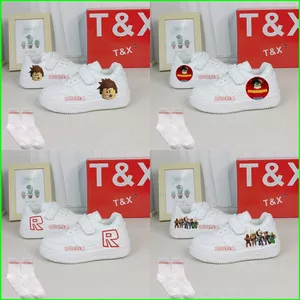 HT3 Game ROBLOX Giày thể thao trẻ em xuân thu Gửi tất cùng phong cách TH3
