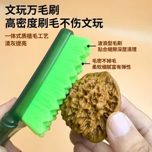 Wenwan Dụng Cụ Nano Silk Brush Kích Thước Quả óc chó King Kong Bodhi Seed Set Dây Thép Bảo Trì Làm Sạch Lông Bàn Chải 6.16