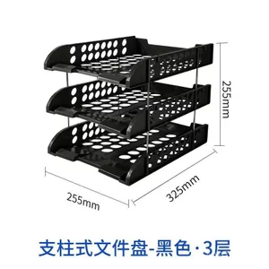 Giá Để Tập Tin Rỗng Ba Lớp Lắp Rỗng Giá Để Dữ Liệu Cá Tính Sáng Tạo Để Bàn Giá Để Đồ Dữ Liệu O3MW