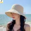 < YEI > Mũ chống nắng rộng vành dành cho nữ có nơ để đi dã ngoại và hoạt động ngoài trời Mới