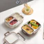 Hộp Bento FANIELLAPOWELL, Hộp Cơm Trưa Chia 2 / 3 / 4, Hộp Đựng Thực Phẩm Kín Bằng Thép Không Gỉ Chống Rò Rỉ Di Động Dã Ngoại