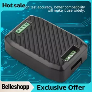 Belleshopp Đồng hồ đo năng lượng điện Bộ theo dõi dòng điện, điện áp đa chức năng với phép đo tần số hệ số UART đến RS485 (Đóng CT 100A PZEM-016)