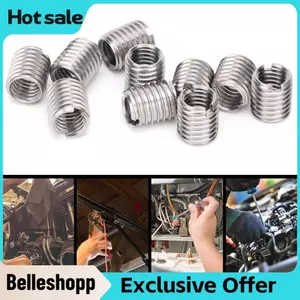 Belleshopp 10 Cái Lắp Đai Ốc Ren Sửa Chữa Tay Ren Bushing Vít Giảm Công Cụ Chuyển Đổi