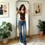MAPLEPOET-Áo cổ không tay Slim Fit cho nữ cho mùa hè