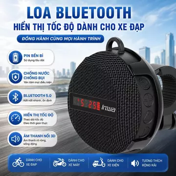 Loa Bluetooth Xe Đạp Loa Bluetooth Không Dây Loa Gắn Ghi Đông Loa Chống Nước Âm Thanh Mạnh Cho Ngoài Trời