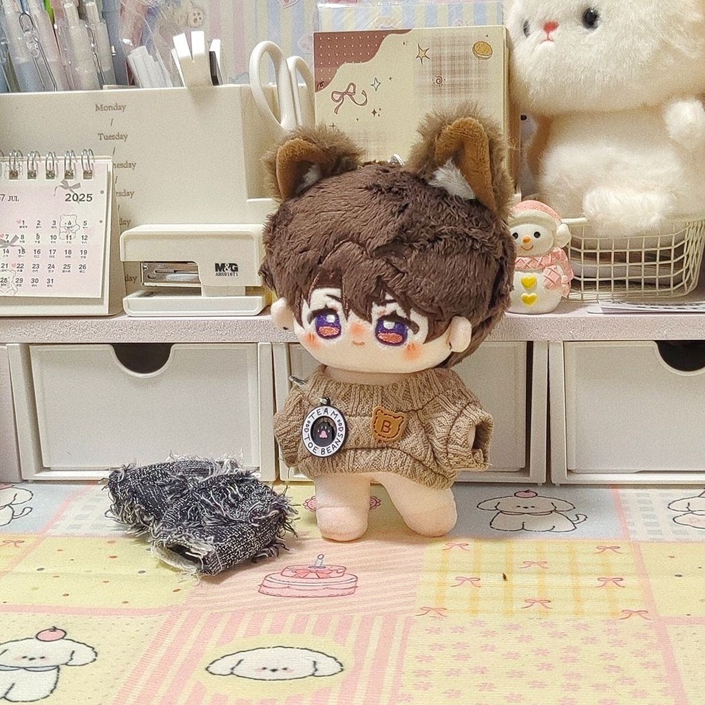 10 / 15cm Cotton Búp Bê Gấu Áo Len Dệt Kim Không Thuộc Tính Cotton Búp Bê Quần Áo Bé Cơ Thể Bình Thường 6.18