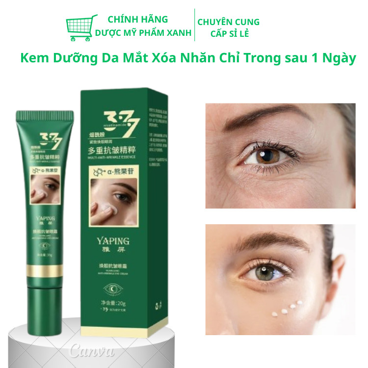 (Chính Hãng) Kem Dưỡng Da Mắt xóa nhăn collagen Đánh Bay Nếp Nhăn, Quầng Thâm,  Bọng Mắt Nếp Nhăn chỉ sau 1 ngày