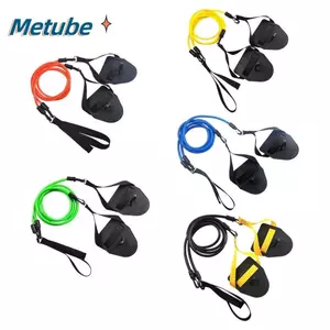 METUBE Bơi Tay Huấn Luyện Dây Kháng Lực Tập Thể Dục Tay Thắt Lưng Đàn Hồi Tập Thể Hình Căng Thẳng Dây Thiết Bị Sức Mạnh