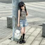 Bé Gái Nailed Denim Quần Short Mùa Hè 2026 Phong Cách Mới Trẻ Em Nơ Frayed Quần Ba Điểm