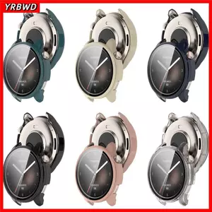 Bảo vệ YRBWD, Full Cover PC + Bảo vệ màn hình cường lực, Phụ kiện Vỏ đồng hồ cứng cho đồng hồ thông minh Amazfit Balance