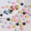 Glow In Dark Cat Paws Resin Nail Art - 50 Cái DIY Craft Decor