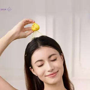 Máy mát xa da đầu với 16 móng vuốt Máy cạo đầu cầm tay để thư giãn sâu Kích thích tóc và massage giảm căng thẳng