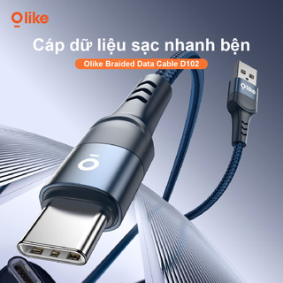 Olike D102 Cáp Sạc Nhanh Type-C/ Lightning /Micro USB/USB-A 60W/100W, Dây Sạc Nylon Bện Cho iPhone Samsung Xiaomi OPPO