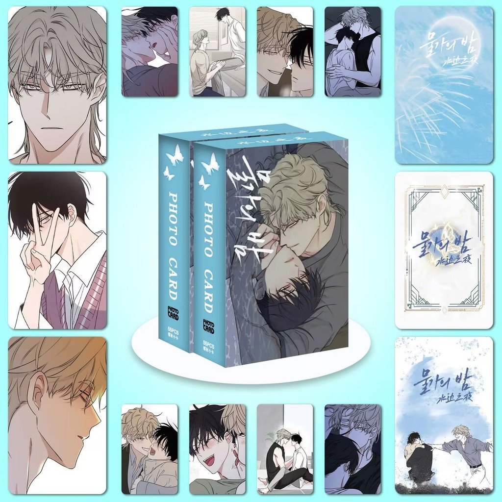 Bộ 50-55 Manga Manhwa PAYBACK Lost in Cloud Laser Holographic Lomo Cards LIGHT AND ĐÊM Satoru Gojo Photocards Blue Lock Heaven Official 's Blessing Hologram Postcards Fast YM