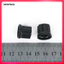 4 Đàn Guitar Đen Điều Khiển Âm Lượng Núm Xoay 15mm Top 6mm Dia. Chèn trục