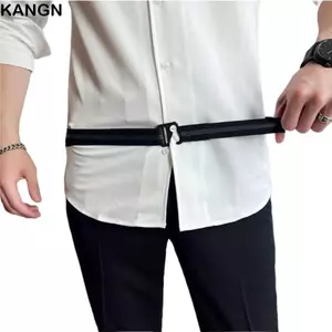 KANGN Chống Nhăn, Dây Thắt Lưng Co Giãn Nylon, Áo Sơ Mi Công Sở Giữ Đai Chống Trơn Trượt Tốt Nhất