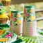Bộ đĩa và khăn ăn tiệc Hawaii Bộ đồ ăn dự tiệc nhiệt đới dùng một lần Bộ đồ ăn Lễ hội bắt mắt cho người lập kế hoạch sự kiện, sinh nhật