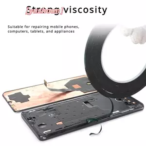 Cuộn băng dính mạnh 2-5MM 10M cho máy tính bảng LCD Khung kính cảm ứng Ba Cover Sửa chữa keo hai mặt cho điện thoại