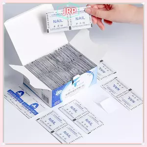 JRP 300 / 100 Cái Tẩy Dầu Mỡ Móng Tay Gel Tẩy Sơn Móng Tay, Gel Tẩy Miếng Lót Lá Móng Tay Nghệ Thuật, Nail Art UV Gel Tẩy Dụng Cụ Làm Móng Tay JRP