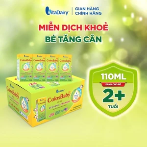 Thùng 24 Hộp Sữa Bột Pha Sẵn ColosBaby Gold Cải Tiến 110ml Cho Bé Từ 1 Tuổi