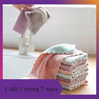 Khăn lau bếp đa năng 2 mặt siêu thấm (lau bếp, bát đĩa, bàn ghế...) kháng khuẩn
