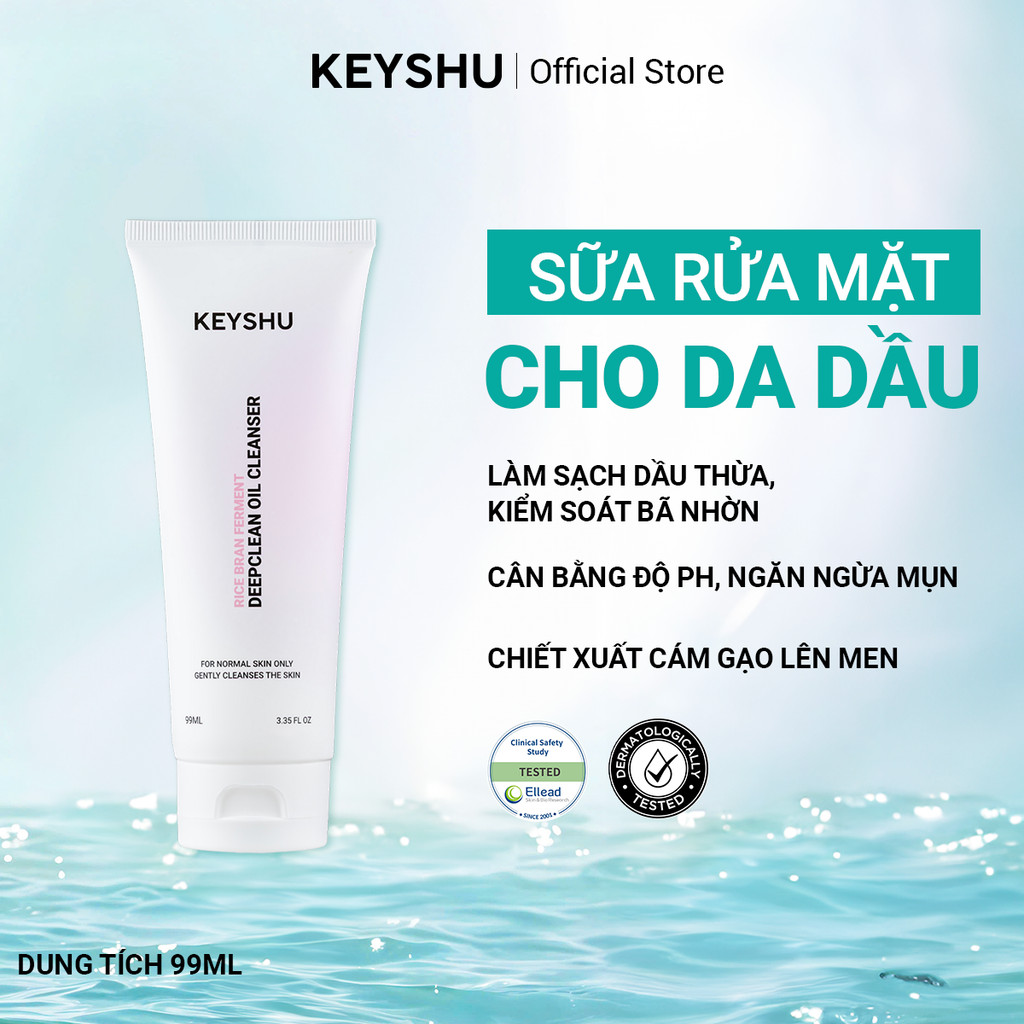 sữa rửa mặt dành cho da dầu