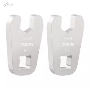 Jfory 2 Cái Mở Kết Thúc Cờ Lê Chân Quạ Công Cụ Đi Xe Đạp M8 Ống Phanh Thủy Lực Bu Lông Dụng Cụ Lắp Đặt Thép Không Gỉ Crowfoot Ổ Cắm