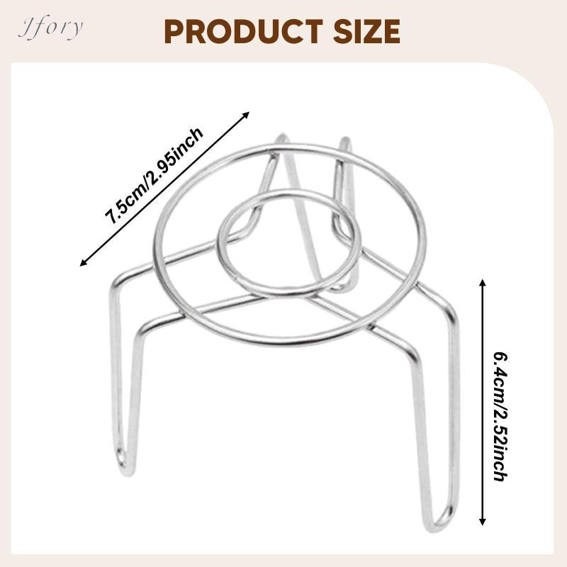 Giá hấp bằng thép không gỉ Mini Jfory Nồi tiết kiệm không gian Giá đỡ có thể xếp chồng lên nhau cho nồi áp suất điện nhỏ