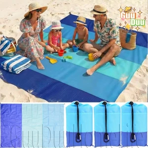 Thảm đi biển chống nước di động - dành cho cắm trại du lịch - Thảm ngoài trời chống cát - Tấm dã ngoại có thể gập lại - có túi đựng - Thảm trải sàn cắm trại chống mài mòn / Giao hàng miễn phí