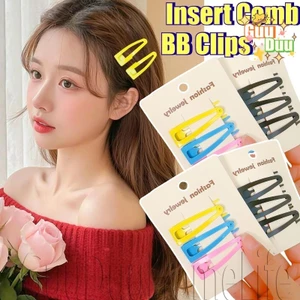 1-4 Cái Lược cài tóc dạng đốt cháy BB Clip - dành cho nữ Bé gái Mặc hàng ngày - Dụng cụ tạo kiểu tóc - Dụng cụ cố định tóc gãy - Kẹp tóc Side Bangs / Giao hàng miễn phí