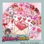 Set 60 Sticker Tình Yêu Màu Hồng Chống Nước Dán Laptop Vali Mũ Bảo Hiểm Sổ Tay