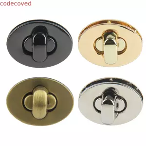 CODECOVED Turn Lock Túi xách hình quả trứng Túi thanh lịch Phụ kiện Phần cứng