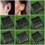 Bông Tai Ngọc Trai Zircon 12 Đôi Kết Hợp Bộ Sinh Viên Bông Tai Giá Rẻ Thời Trang Đơn Giản Unisex Đa Năng Bông Tai