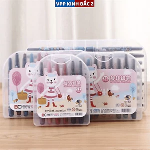 Hộp sáp xoáy 12/18/24 màu đẹp