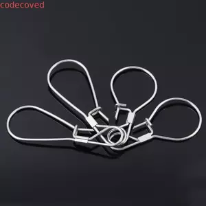 MCODECOVED Dụng Cụ Câu Cá Ngoài Trời Câu Cá Dây Khóa Khóa Câu Cá Cá Khóa Cáp Giải Quyết Stringer