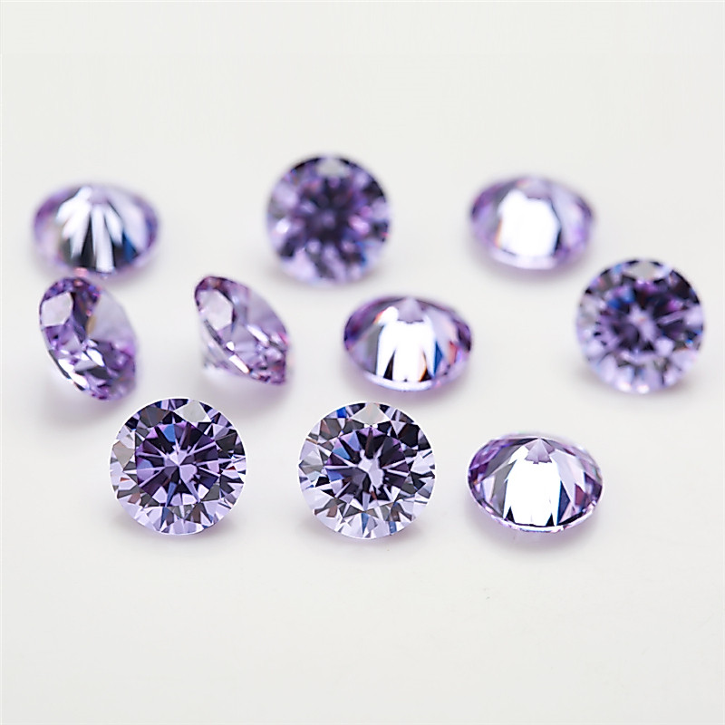 Đá Quý Tổng Hợp Cubic Zirconia Tròn Phù Hợp Cho Trang Sức, Kích Thước Từ 0.8mm Đến 3.75mm