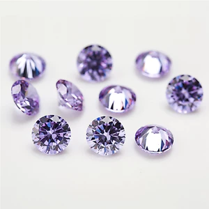 Đá Quý Tổng Hợp Cubic Zirconia Tròn Phù Hợp Cho Trang Sức, Kích Thước Từ 0.8mm Đến 3.75mm