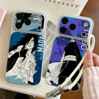 Uchiha Madara & Obito ỐP đIệN ThoạI Cho IPhone 17/16/PRO Max/15PLUS/14/13/12/11Mạ kim loại kết hợp dán bề mặt da