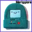 Mũ lạnh MERIGGIARE, Mũ len dệt kim thêu hoạt hình, Trò chơi|Hoa văn dệt kim đầu lâu Bonnet Unisex