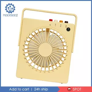 Quạt di động có chuyển động yên tĩnh, lý tưởng cho mùa hè, lý tưởng để cắm trại, câu cá, gia đình hoặc