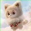 PS1 GISMOW x VEIL OF SHADOWS Plushie Đồng Thương Hiệu Vinyl Sang Trọng Búp Bê Xoay Được Đầu Túi Charm Móc Khóa SP1