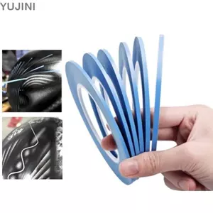Băng phủ gốm YUJINI, Mô hình phun Băng phủ chịu nhiệt, Dây khắc bề mặt cong PVC phun sơn Dải tô màu Dụng cụ gốm