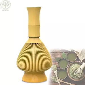 Máy đánh trứng nhựa AMBU, có giá đỡ máy đánh trứng Matcha có thể tái sử dụng, Bộ đánh trứng Matcha ABS cấp thực phẩm